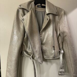 Zara Women's Silver Jacket